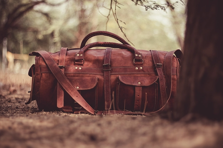 sac de voyage en cuir